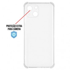 Capa Silicone TPU Antishock Premium para iPhone 13 - Transparente